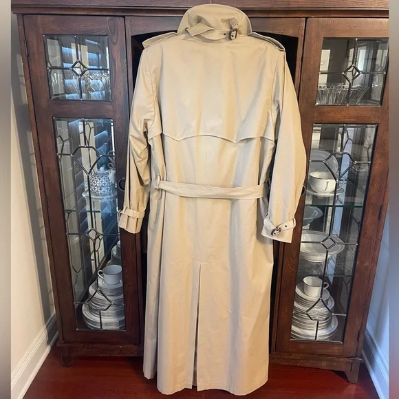 Lauren Ralph Lauren Twill Double-Breasted Belted Trench Coat